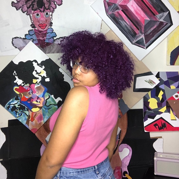 Light pink knit sleeveless turtleneck - Picture 2 of 4